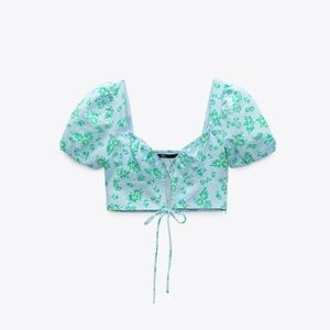 Zara tie top